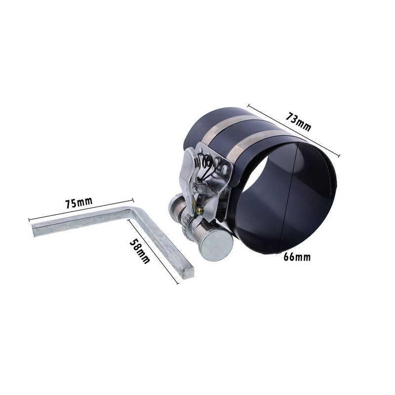 MMonDod Car Engine Piston Ring Installer Removal Kit - Piston Ring Compressor 2 1/8" to 7" & Adjustable Piston Installer Plier - Image 5